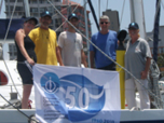 The South African sailing ship Lady Amber, chartered by JCOMMOPS